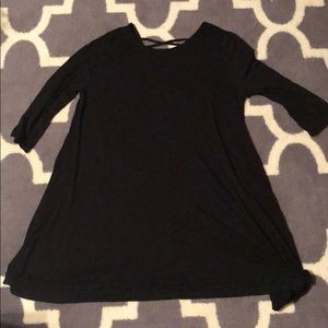 Black 3/4 Sleeve Dress